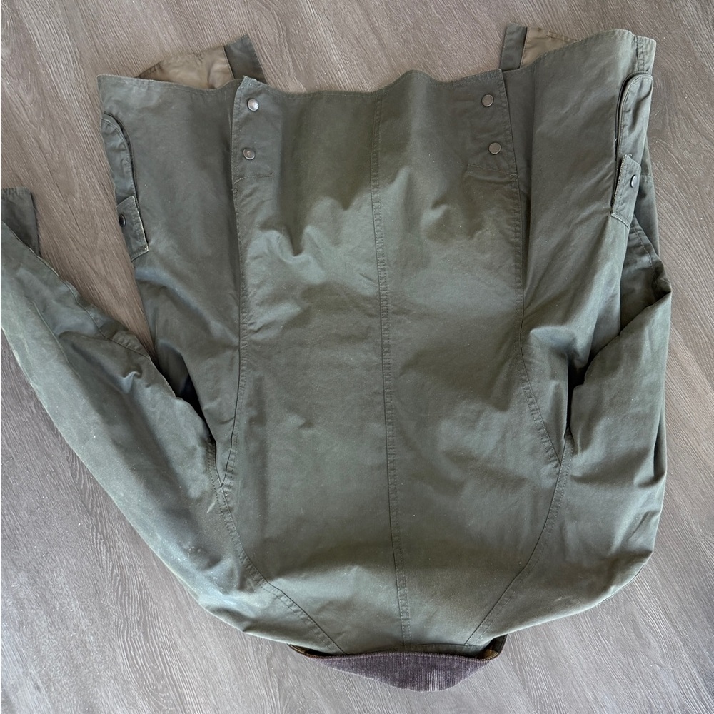 Barbour Beadnell Green Waxed Cotton Jacket with removable hood- UK 12 US 8 - Picture 5 of 8
